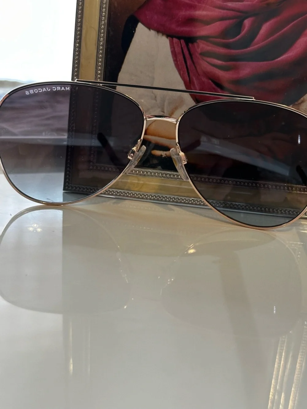 Marc Jacobs MARC 760/S Gold Aviator Sunglasses